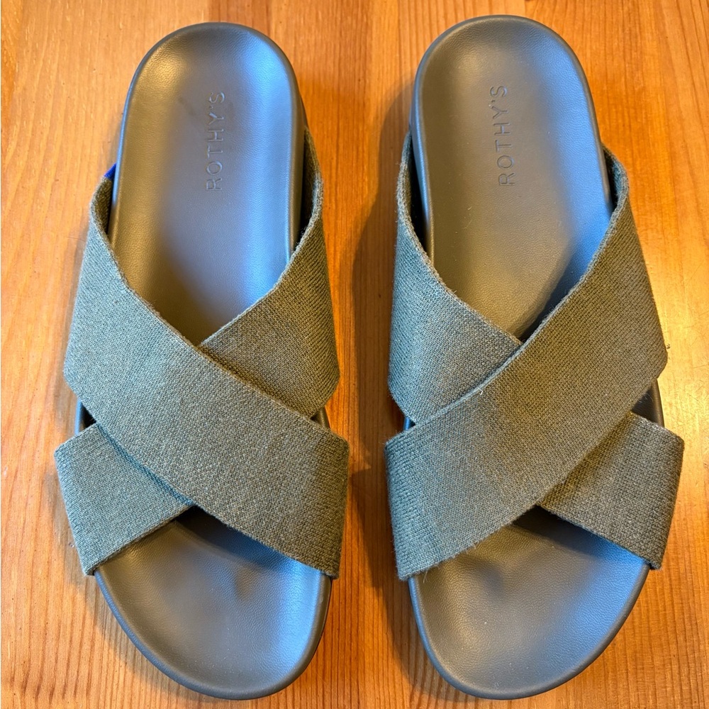 Rothy's Olive Green Sandals